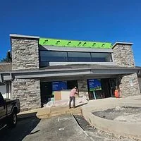 Chase Bank exterior after commercial roofing and soffit replacement